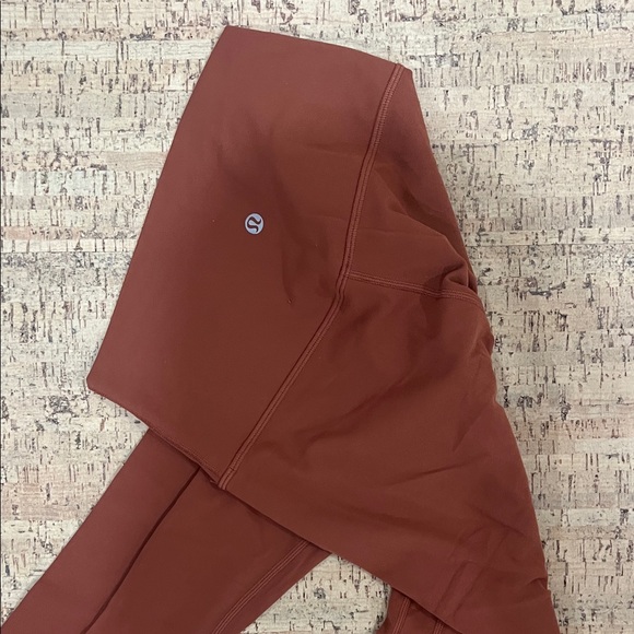 Lululemon align burnt orange leggings 25 in and size 4 - Picture 2 of 2